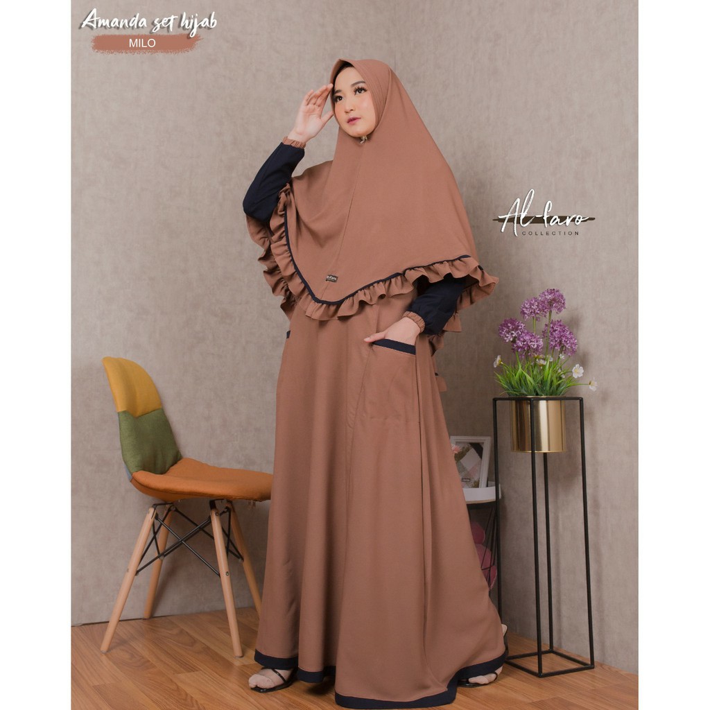 Amanda Set Hijab by Al-Faro Collection