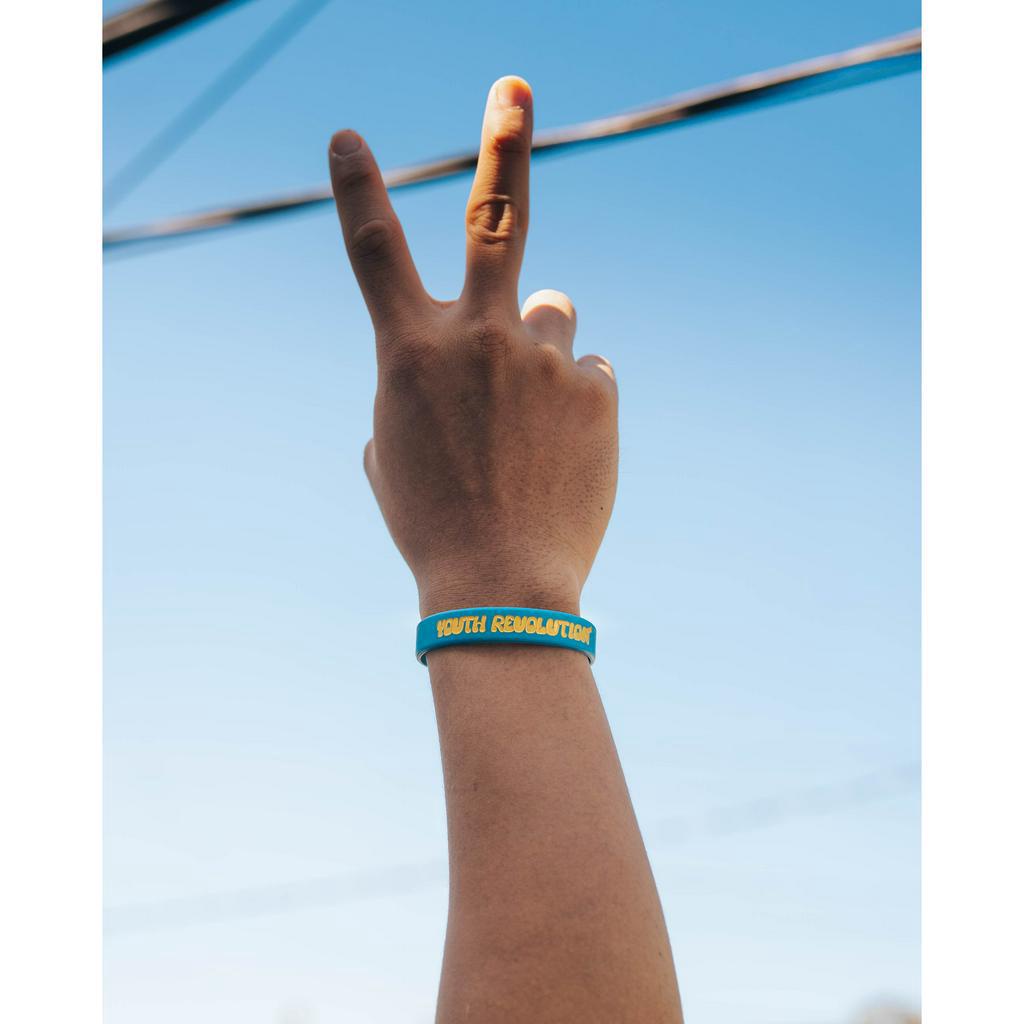 Embracelet Youth Revolution | Blue | Gelang Karet Wristband Silicone