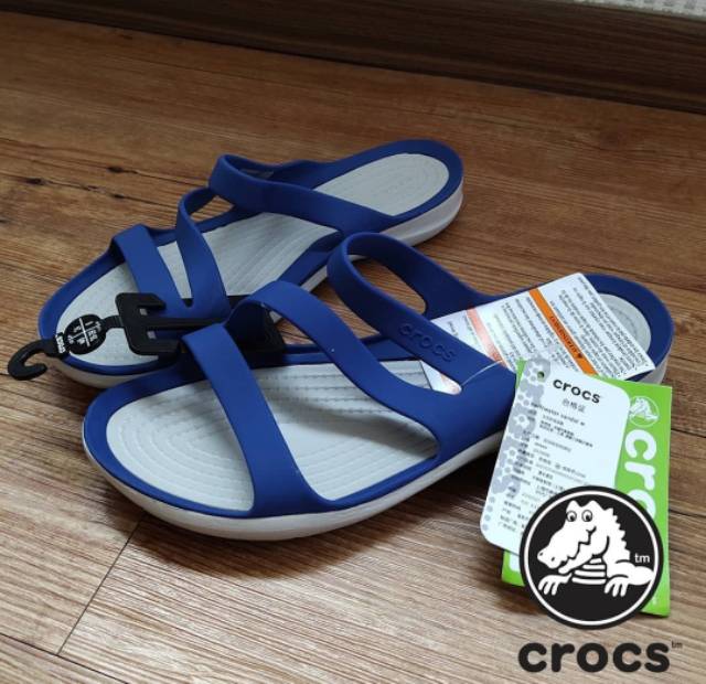 Sandal Crocs swiftwater woman/crocs wanita Maryjane swiftwater