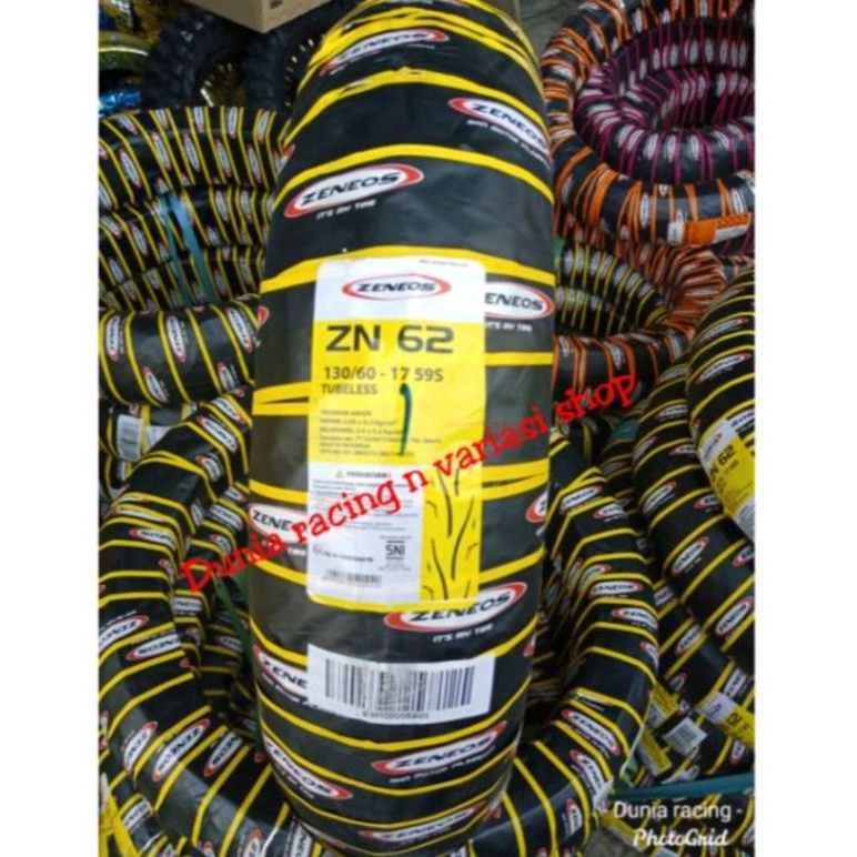 Ban Zeneos Ban Tubbles ZN62 130 60 17 Ban Luar Tubbles Ring 17 Ban Zeneos ZN62