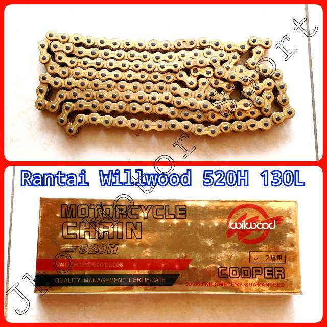 Rantai Willwood 520H Gold