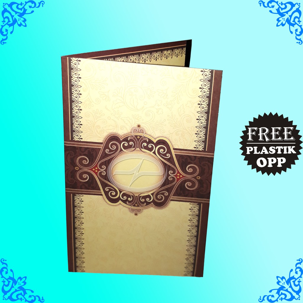 Blangko Kartu Undangan Pernikahan/Khitanan ERBA 2503 (Kosongan)