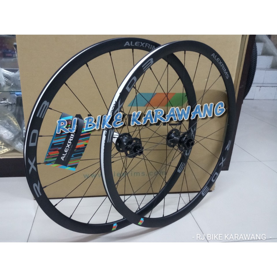 Wheelset Alexrims RXD3 Roadbike 700c Disc Brake