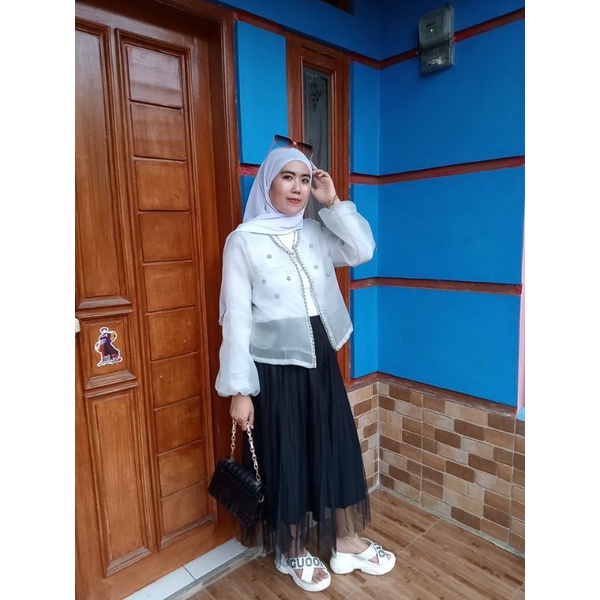 outer organza premium / outer kondangan / outer pesta / outer crop