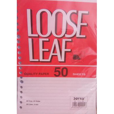 

Cuci Gudang Loose Leaf (Kertas File) Joyko B5 50 Lembar Atk