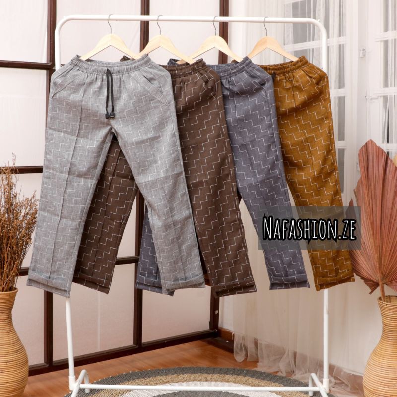 Celana Baggy pants Kotak / celana tartan / celana kotak korea