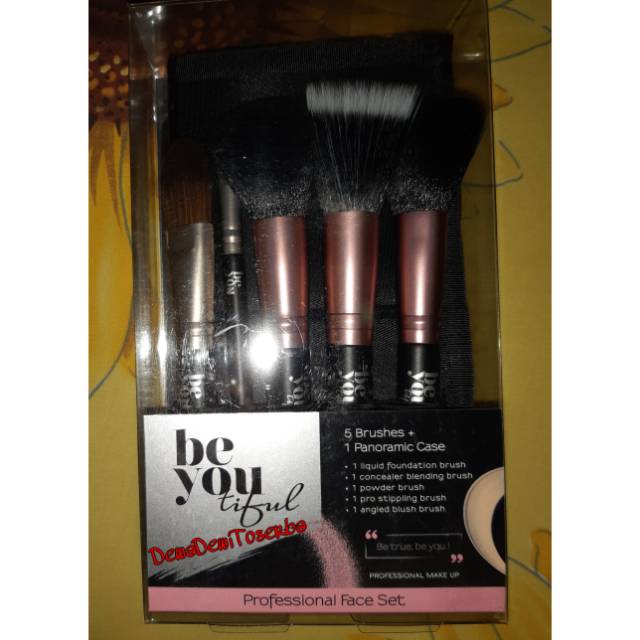 Beyoutiful brush face set / kuas makeup set