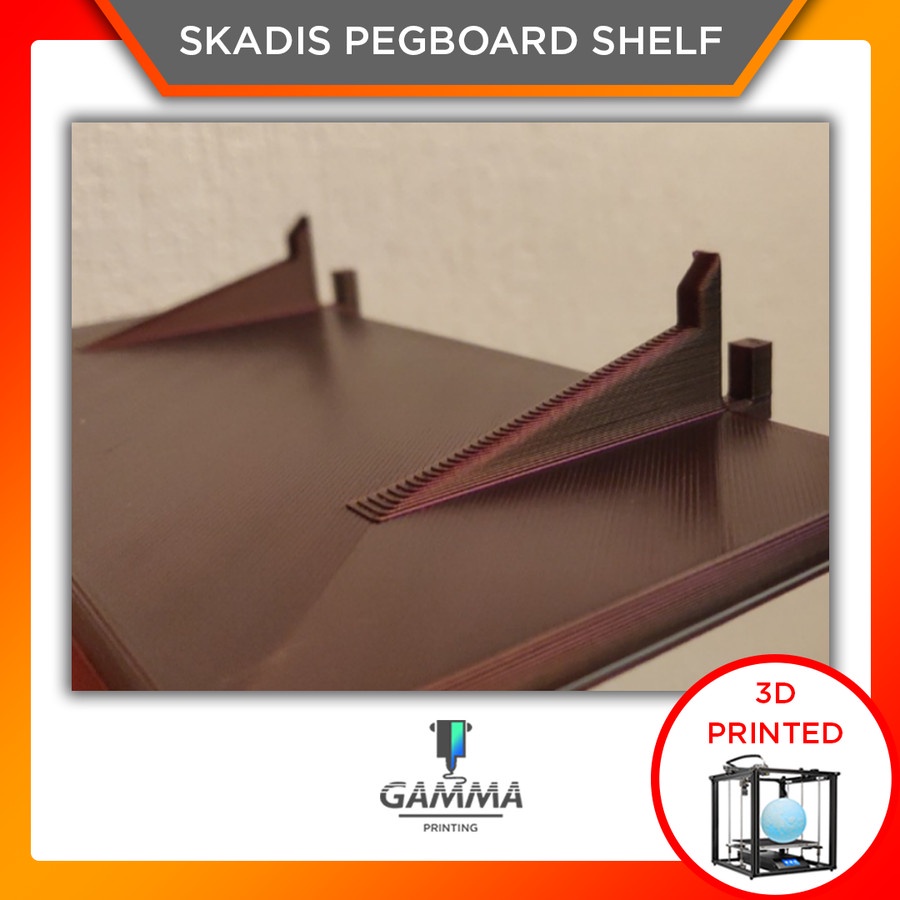 Pegboard Flat Shelf SKDS Rak Tray Aksesoris Container