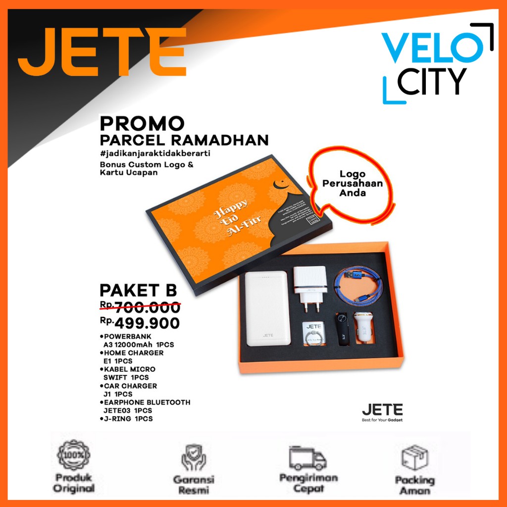 Parcel Lebaran JETE Custom Logo Perusahaan - Paket B