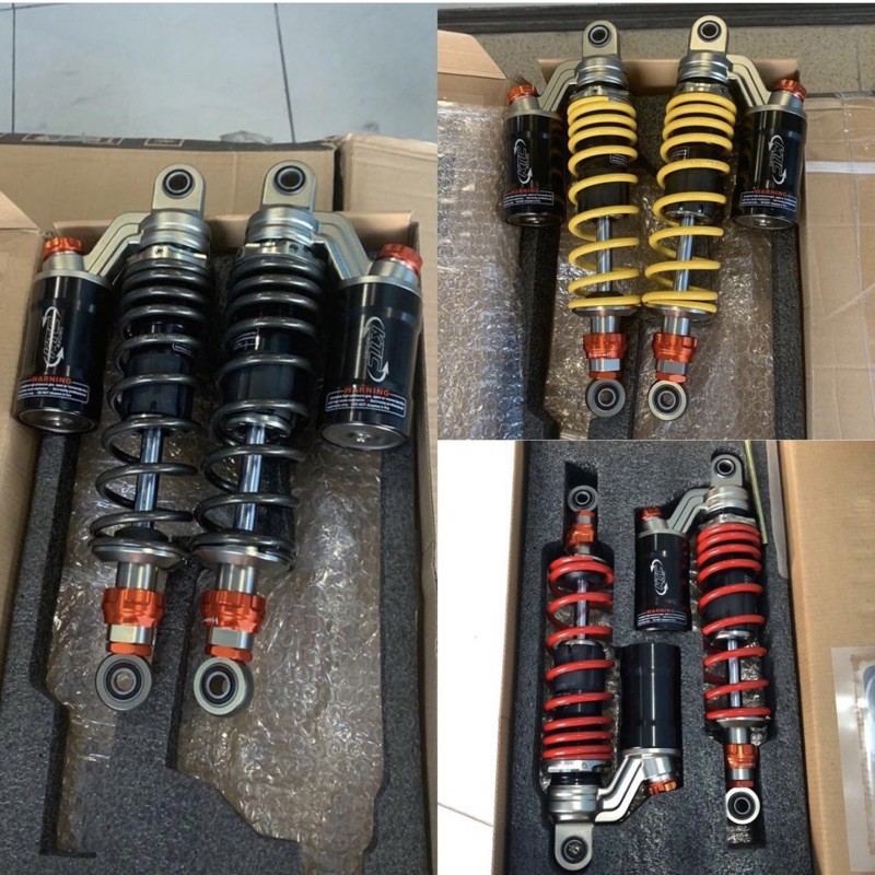 SHOCKBREAKER SHOCK KTC 28 32 34 TITANIUM KUNING MERAH