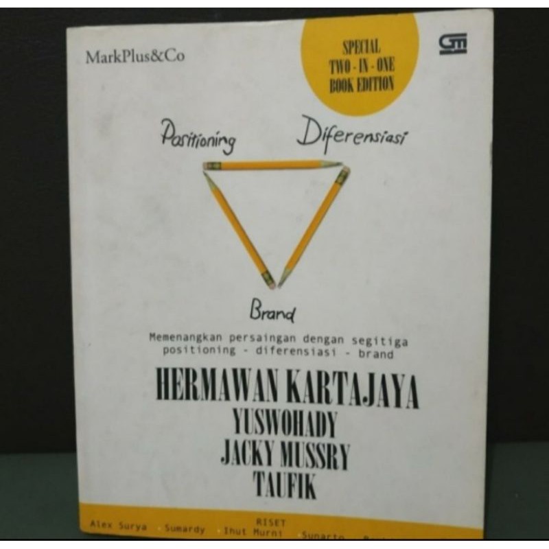 BUKU HERMAWAN KARTAJAYA ON POSITIONING DIFERENSIASI BRAND