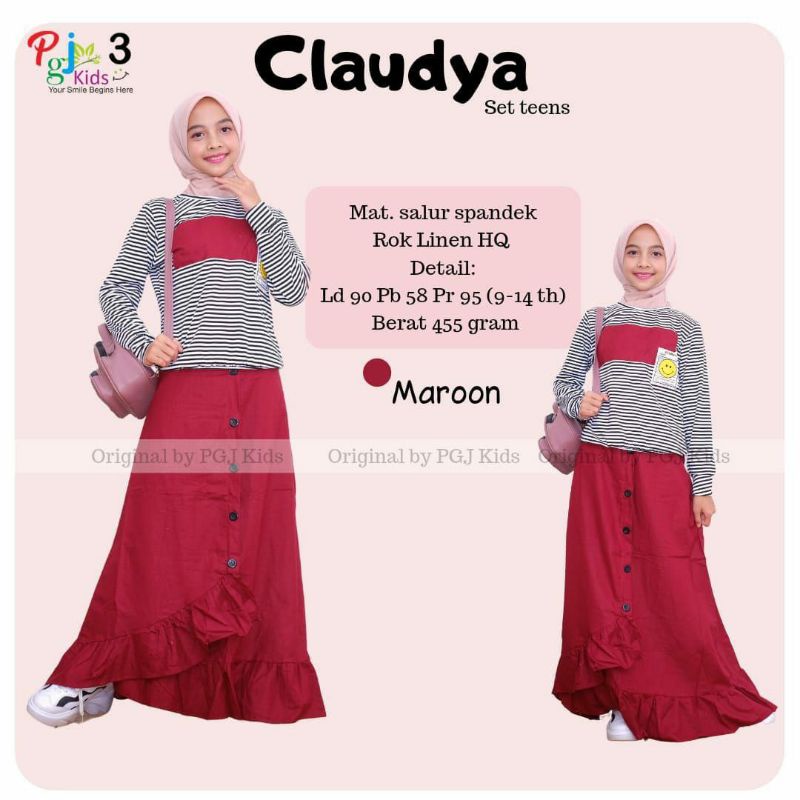 Set Remaja Cewek Claudya by Pgj
