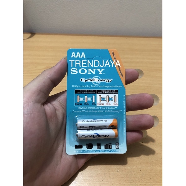 Baterai Cas Sony AAA 4300 Mah Baterai Charger Sony AAA 4300 Mah
