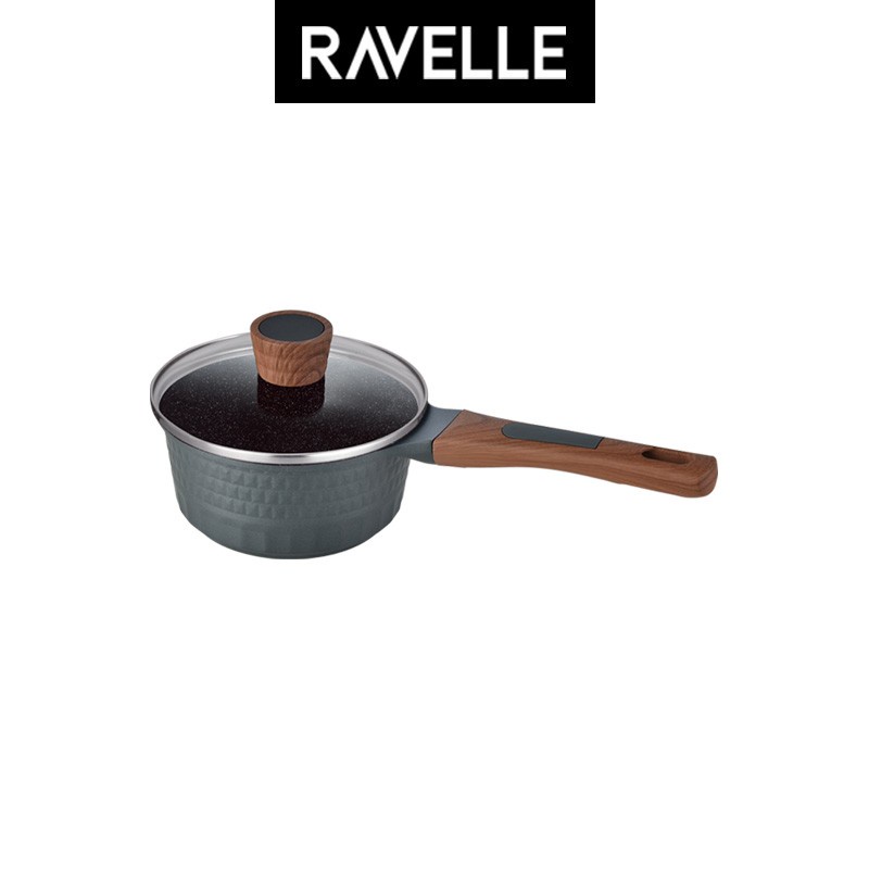 RAVELLE ROYALE Sauce Pan with LId 18 cm Panci Saos dengan Tutup