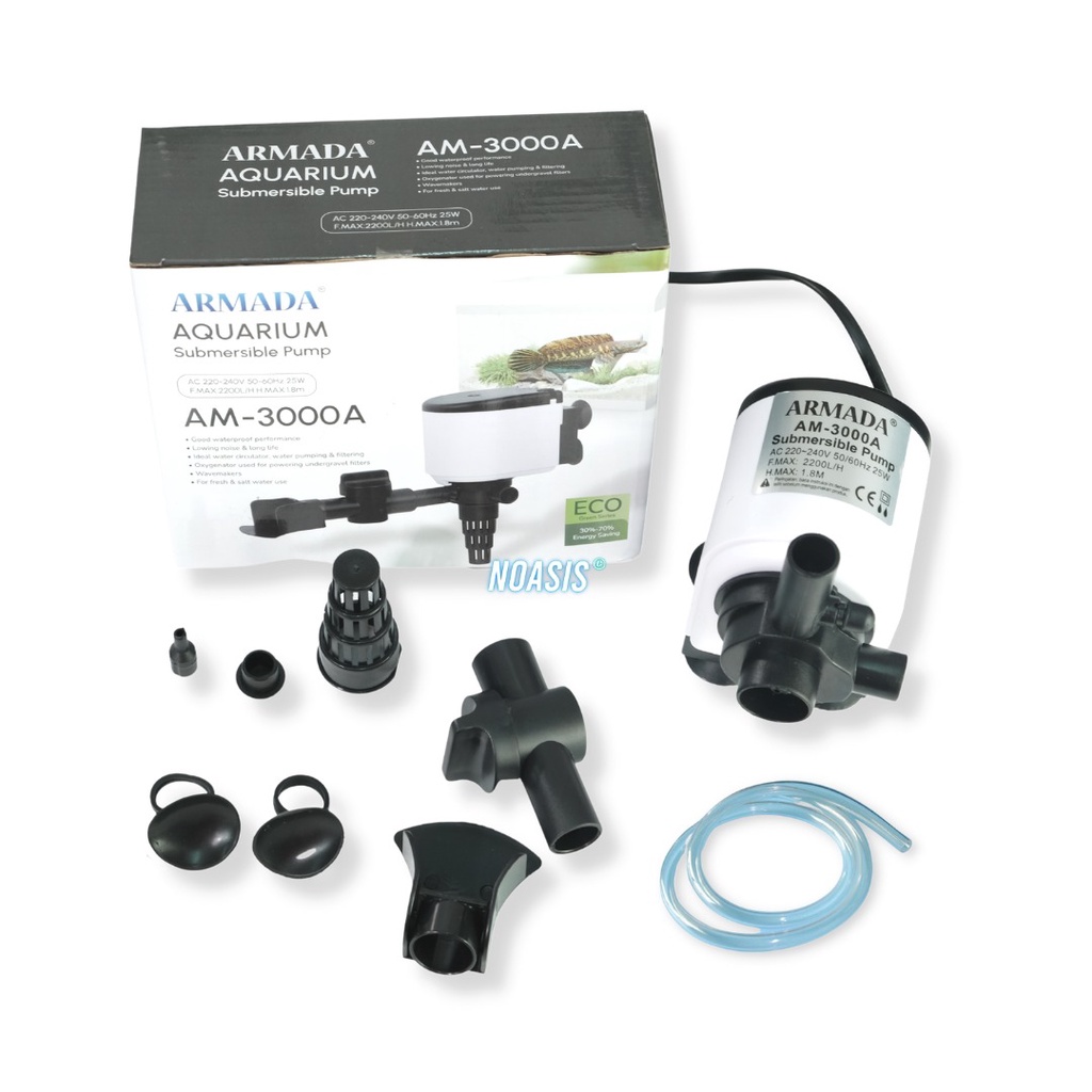 POMPA AQUARIUM CELUP POWER HEAD ARMADA AM 3000 A AM-3000A LOW WATT NOASIS