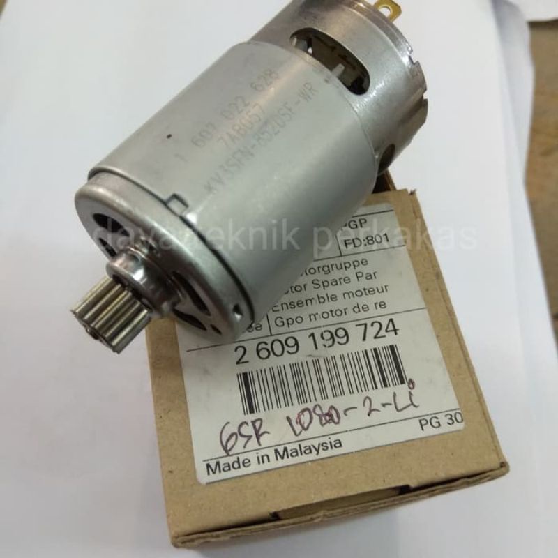 DC MOTOR GSR 1080-2-LI BOSCH - DINAMO GSR 1080-2-LI BOSCH ORI ori