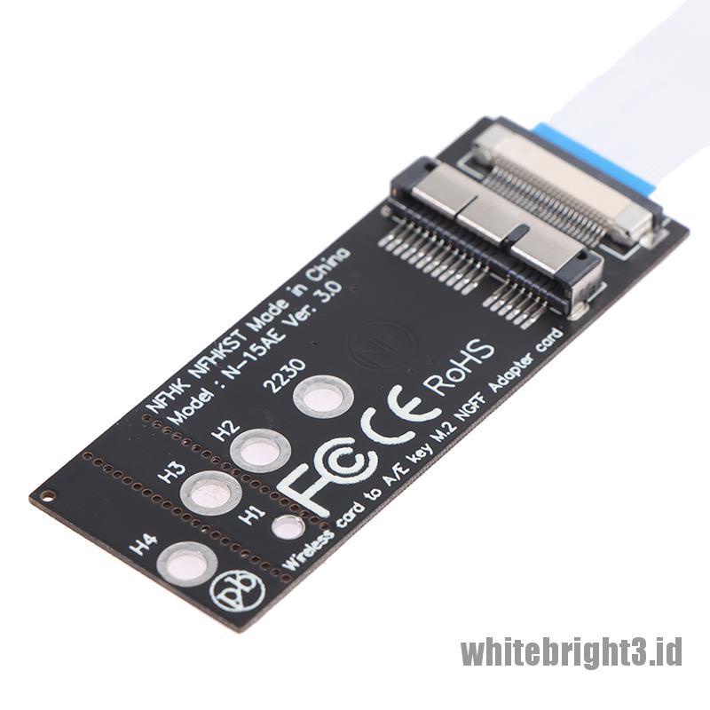 &lt; White3 &gt; M.2 Adapter Kunci A + E Ke Kartu Wifi BCM94360CD BCM94331CD