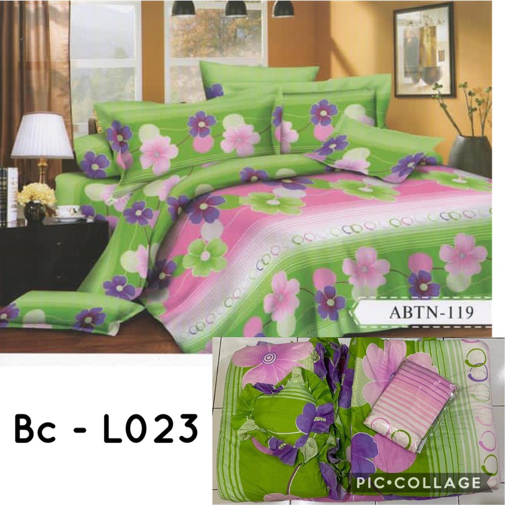 PROMO Natasha Bed Cover set + sprei King Ukuran 180x200