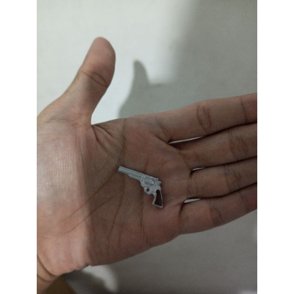 Aksesoris action figure pistol Koboy colt Magnum revolver 1/12 buat shf figma # little armory John w