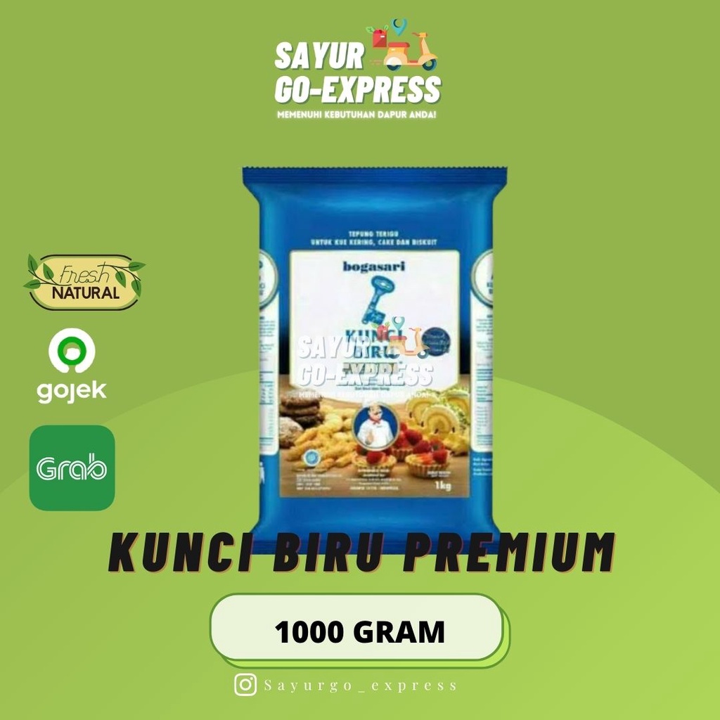 

Tepung Kunci Biru Premium 1000 gram 1 kg