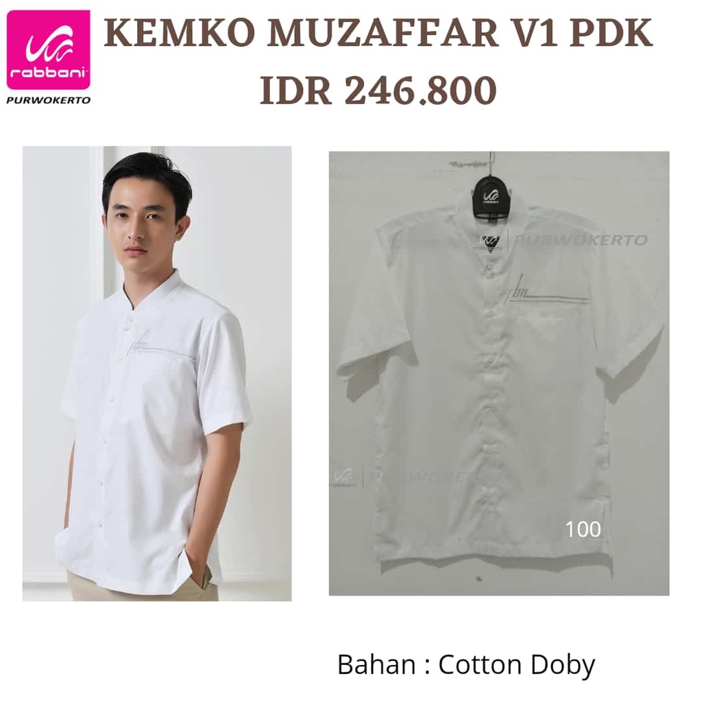 RABBANI - KEMEJA KOKO MUZAFFAR PDK / KEMKO MUZAFFAR RABBANI