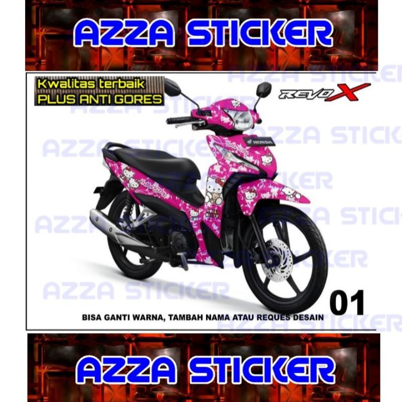 Sticker Striping Decal Revo X Full Body, Sticker Decal Revo X Full Body, Decal Revo X 01