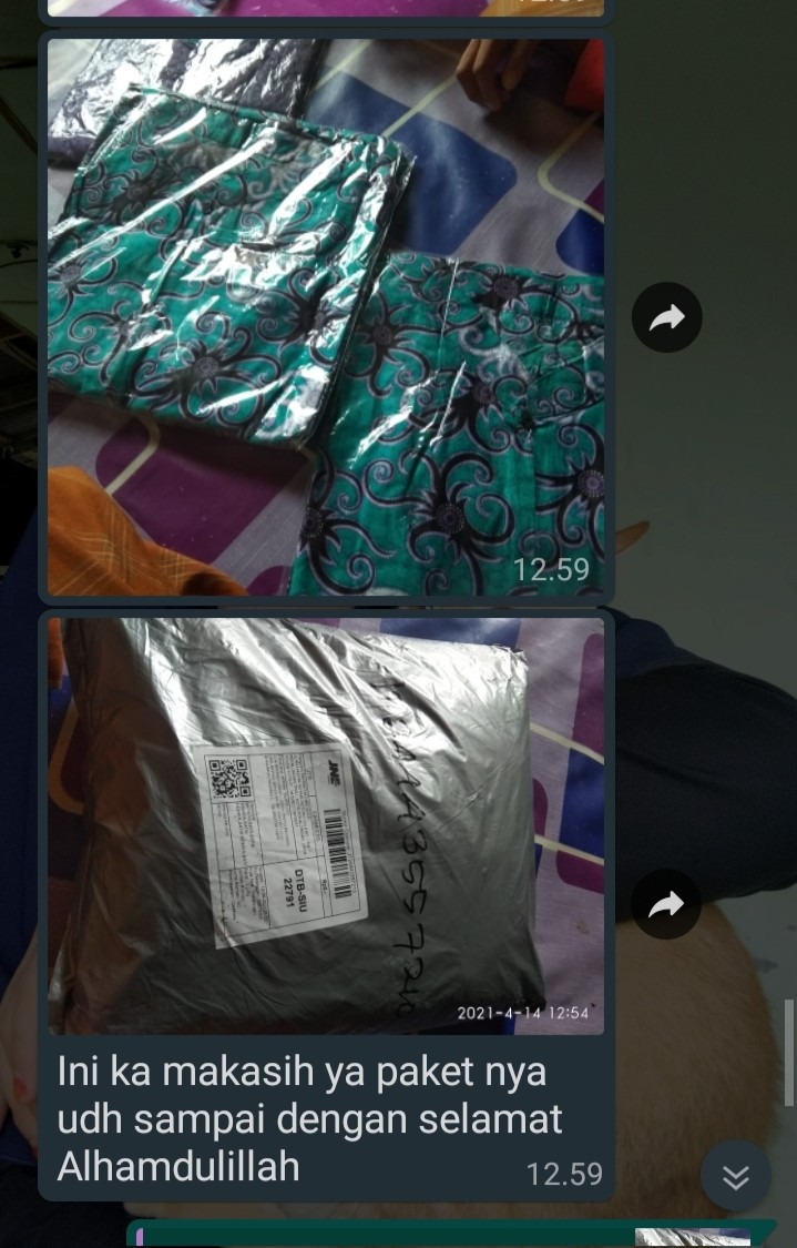 Promo Batik Couple Keluarga Sarimbit Sania Ruffle Batik Ori Ndoro Jowi Motif Cumi Tosca