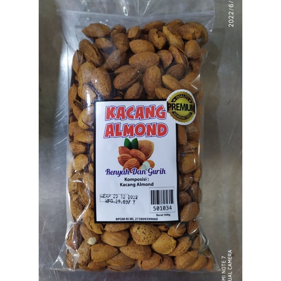 

KACANG ALMOND KULIT 500GRAM OLEH OLEH MAKANAN SNACK CEMILAN KACANG BANGKA