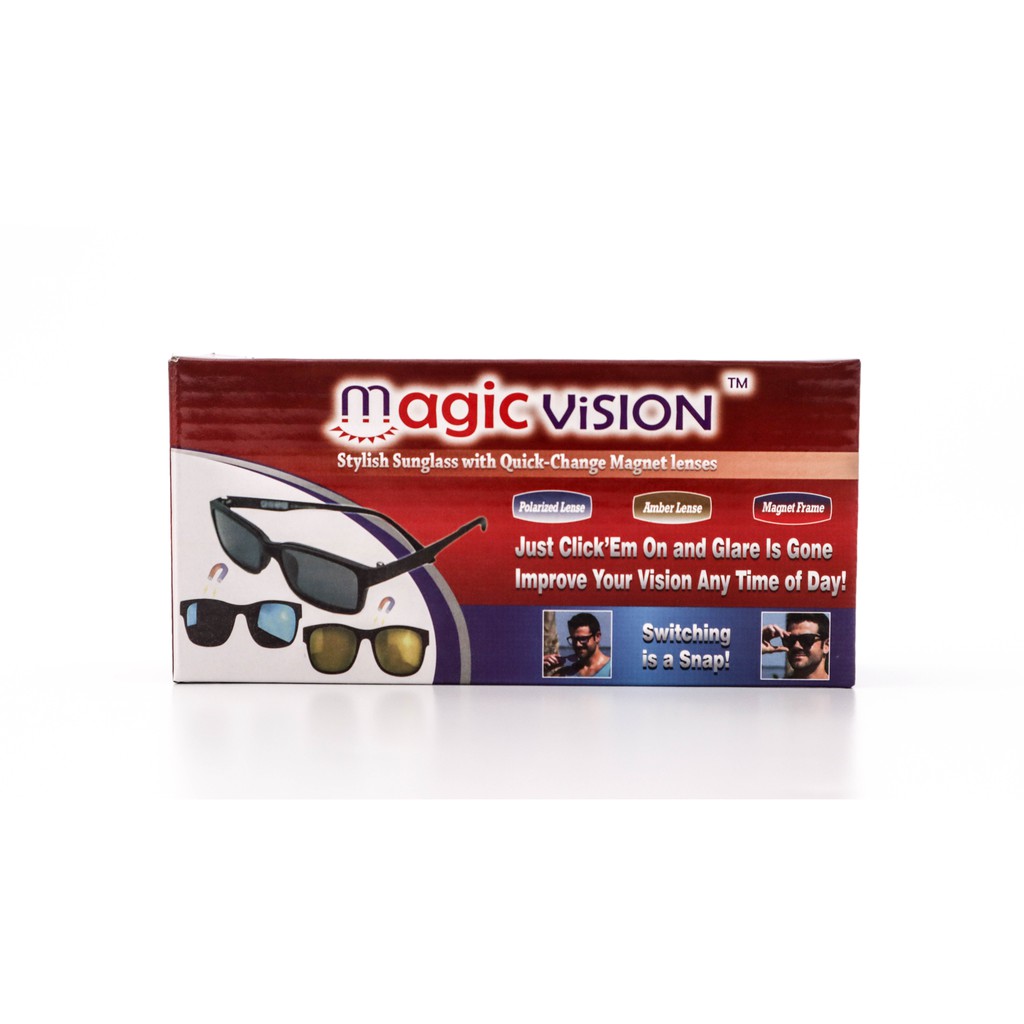 VOM Magic Vision 3 in 1 Kacamata HD Vision Magnet - 0157