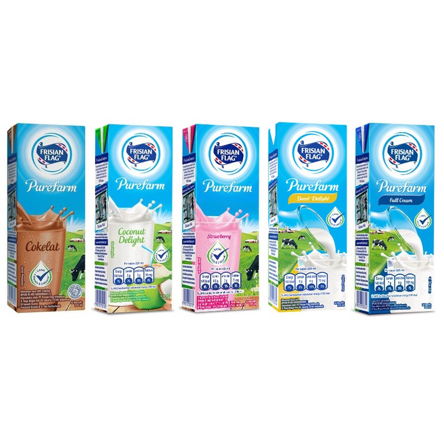 Susu Frisian Flag Kotak Full Cream - Homecare24