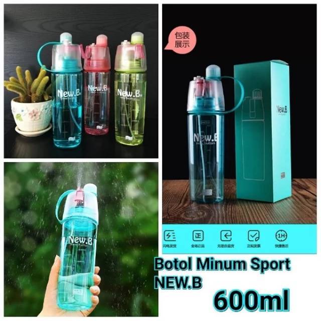 BOTOL MINUM INFUSER DEWASA SPRAY OLAHRAGA PRIA WANITA TERBAIK IMPORT BPA FREE BERKUALITAS MURAH