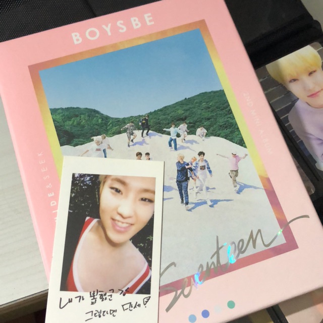 SEVENTEEN Boys Be Album Hoshi PC Photocard