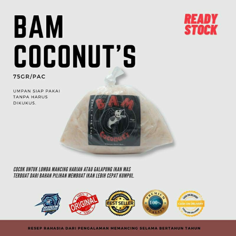 BAM COCONUTS umpan Siap Pakai dari ADUN Mancing