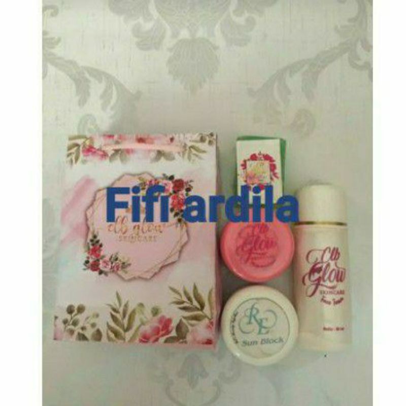 1paket clb glow+sunblok original ratu entok