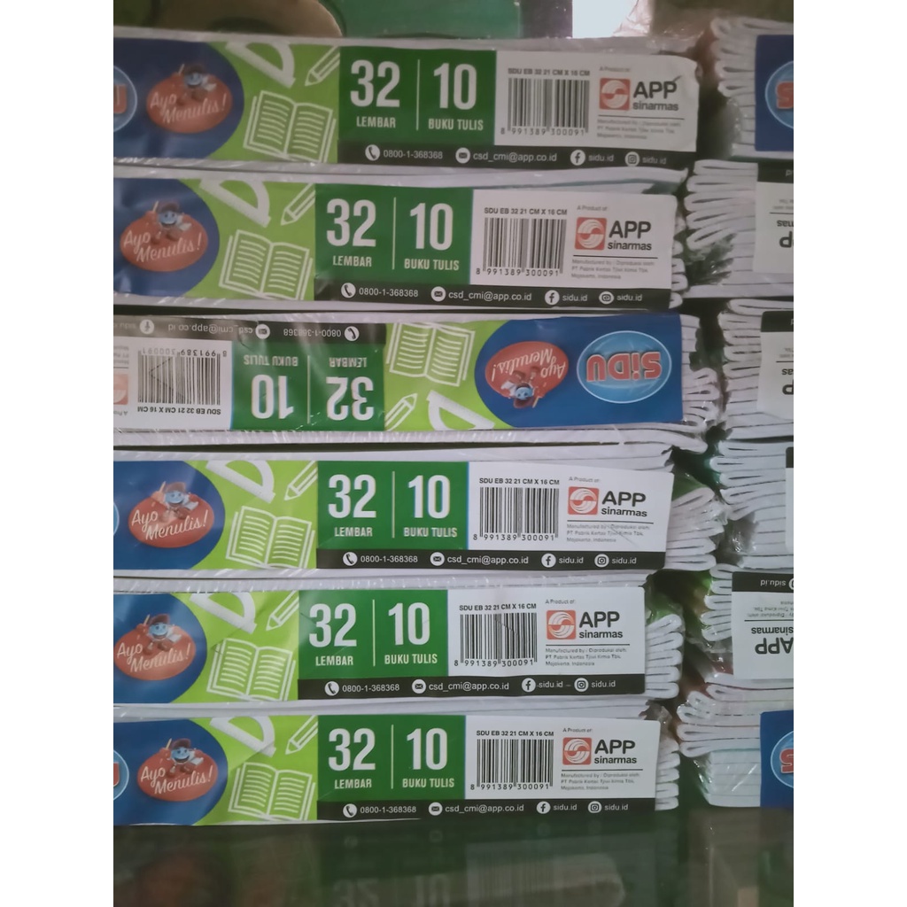 BUKU SIDU ISI 32 LEMBAR 10PC/PACK buku tulis anak sekolah murah