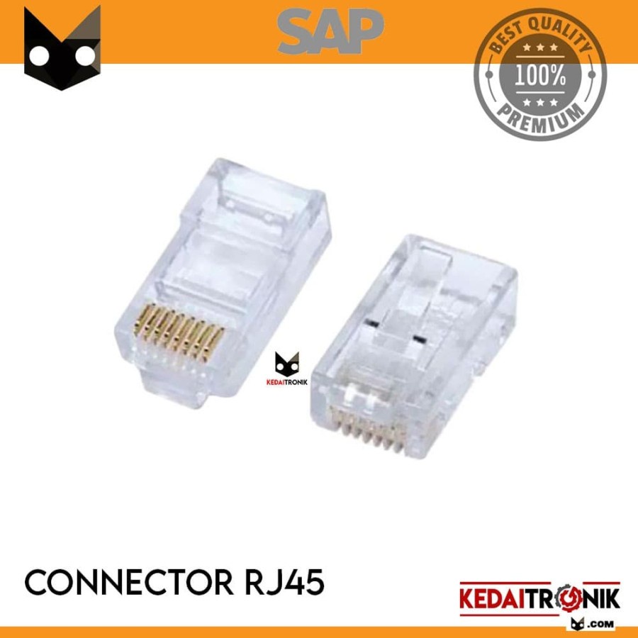 Connector RJ45 Cat 6E AMP SAP BOX ETHERNET Konektor UTP CAT 6 Box