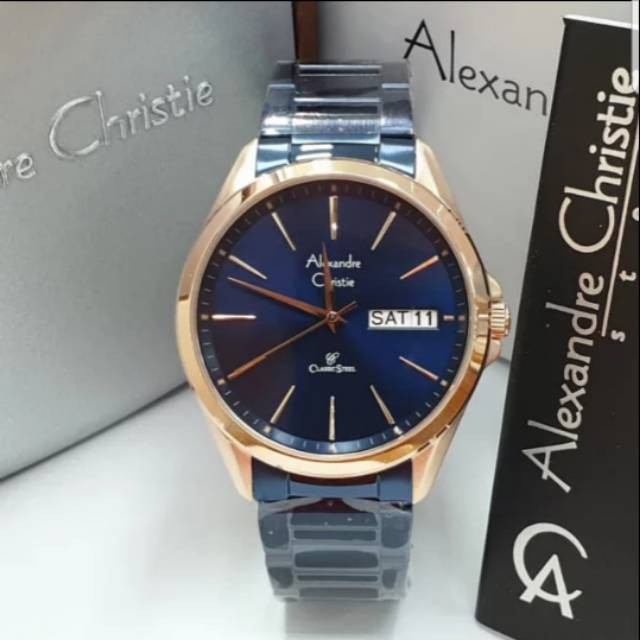 Jam Tangan Pria Alexandre Christie 8592 AC Original Garansi Resmi