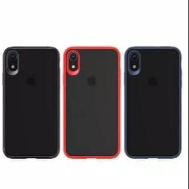 Case Iphone XR 6.1 inch Usams mant series fuze casing cover transparan