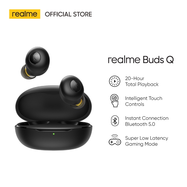 realme Buds Q[20hour Playback, Bluetooth 5.0, Low Latency]