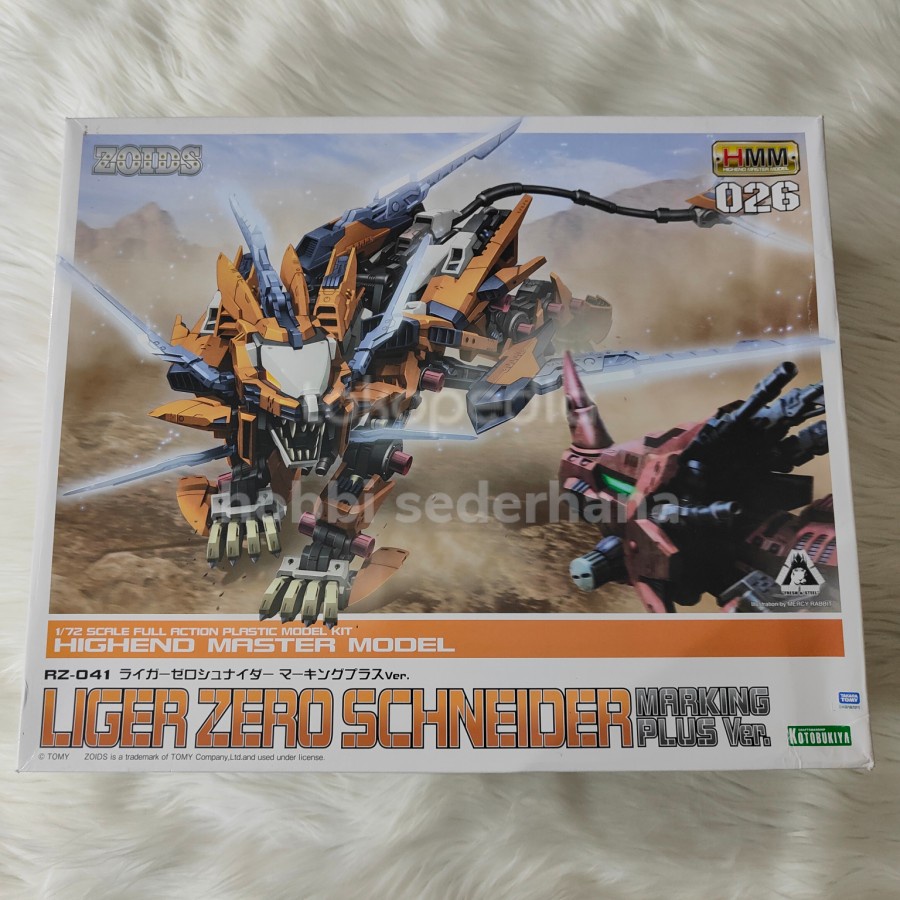 HMM ZOIDS 1/72 RZ-041 Liger Zero Schneider Marking Plus Ver KOTOBUKIYA