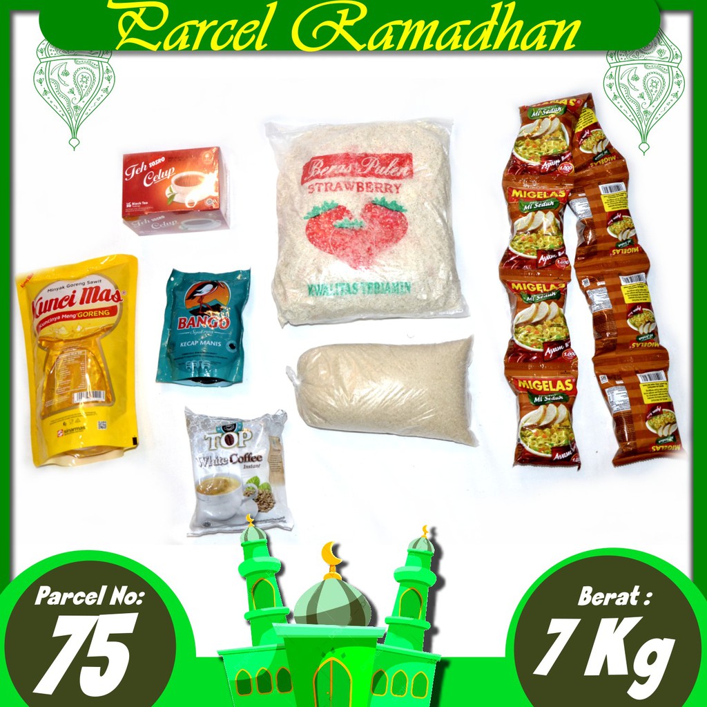 

Paket No 75 [Idae Ekonomi Promo Sembako Murah] Parsel EXP DATE AMAN Spesial Ramadhan