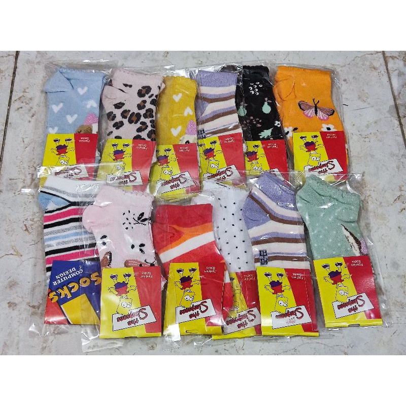 Kaos Kaki Semata Kaki untuk baby, Anak Paud,TK, SD Polos atau Motif Semata Kaki Random