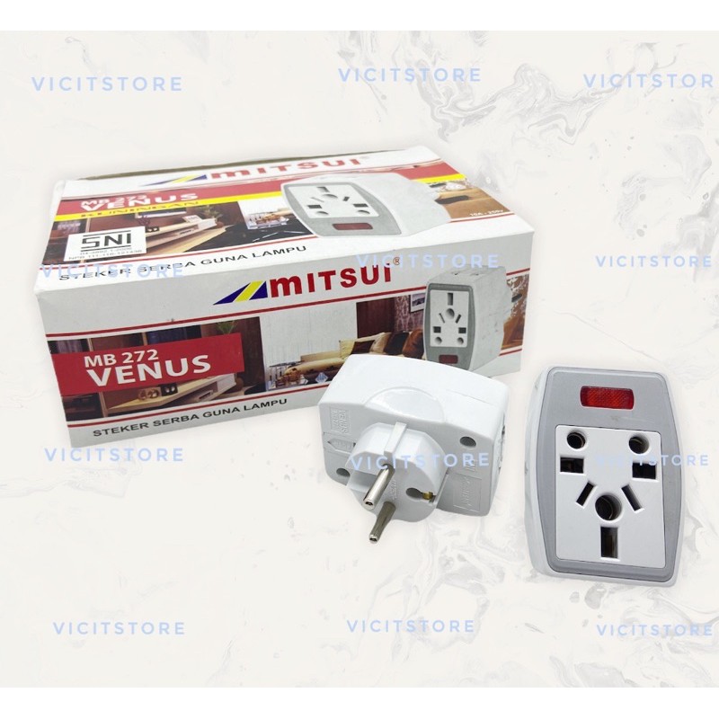 Mitsui Steker T Serbaguna 10A + Lampu Indikator MB 272 Venus