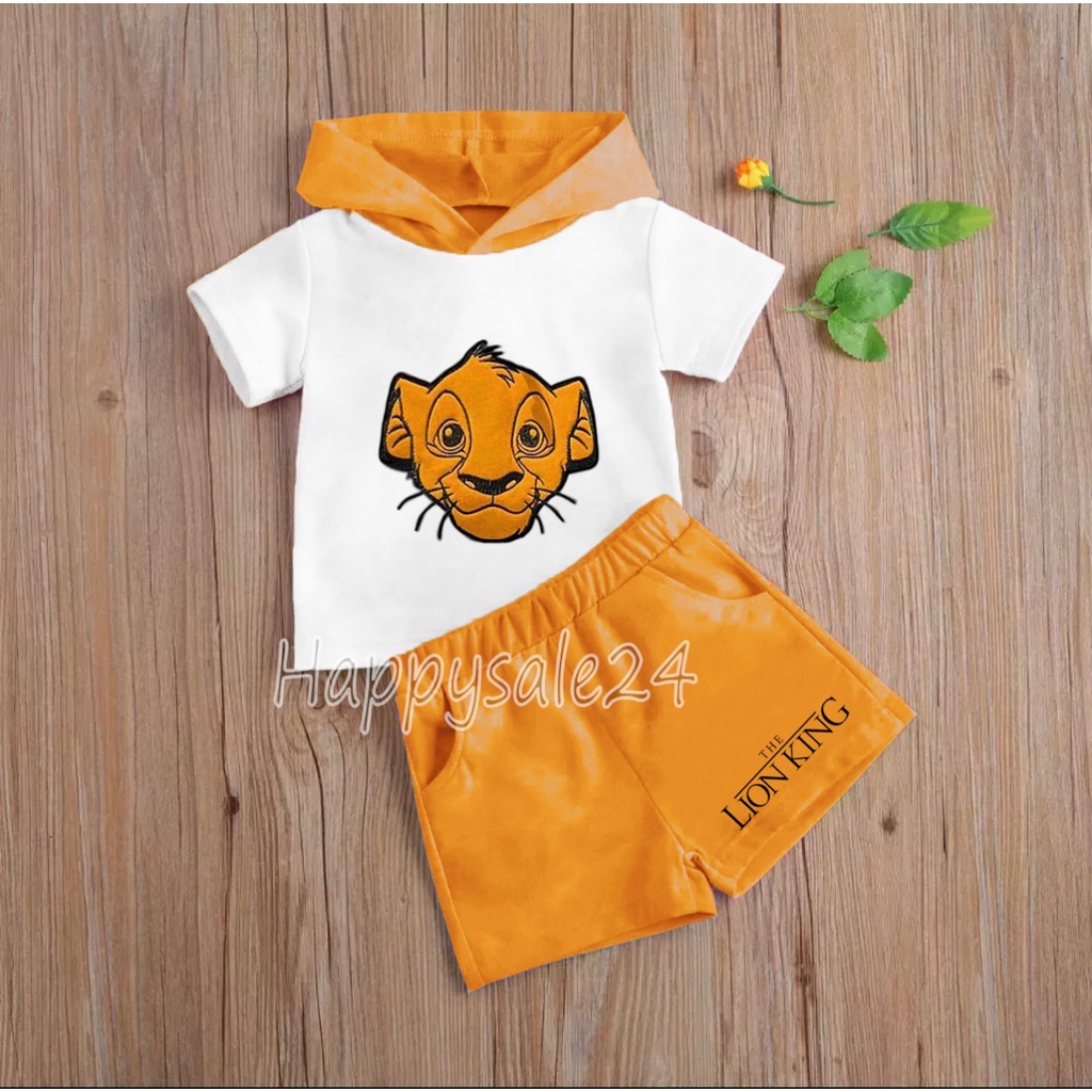 PROMO-SETELAN ANAK BAJU ANAK PAKAIAN ANAK 1-5 THE LION KING TAHUN SETELAN KAOS HOODIE SETELAN HOODIE CELANA PENDEK HOODIE ANAK LAKI LAKI PEREMPUAN PAKAIAN ANAK LAKI LAKI PEREMPUAN HOODIE ANAK LAKI LAKI PEREMPUAN TERBARU TERLARIS