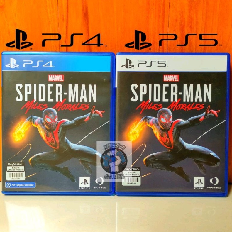 Spiderman Miles Morales PS4 PS5 Kaset Spider-Man Milesmorales Playstation PS 4 5 Marvel CD BD Game Spidey Spider Man Games PS4 PS5 Region 3 Asia Reg3 Reg 3 Super hero heroes laba laba superhero avengers spidermen men goty mainan gim anak seru petualangan