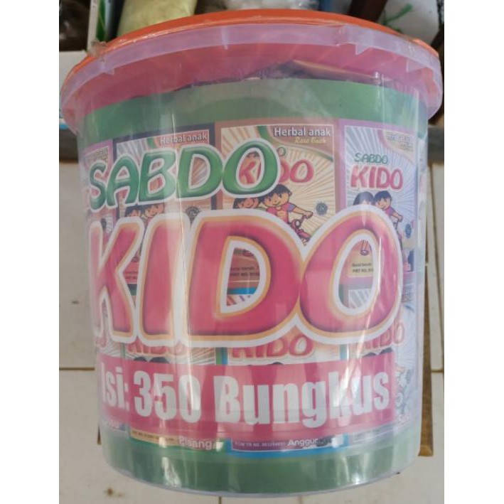 

Store Snack Jamu anak SABDO KIDO Toples Isi 350 Sachet Sabdo Palon All Varian Rasa