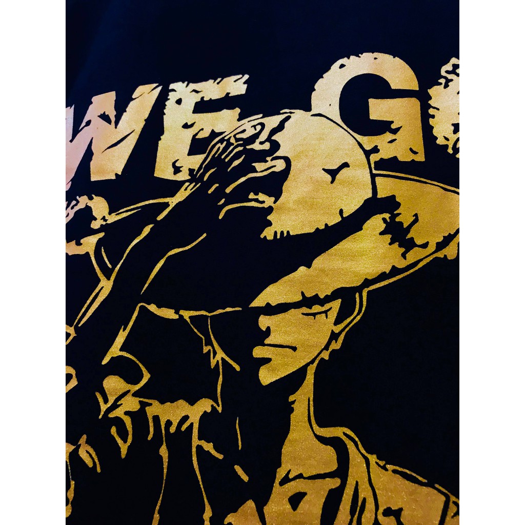 Kaos Luffy New World Gold Onepiece