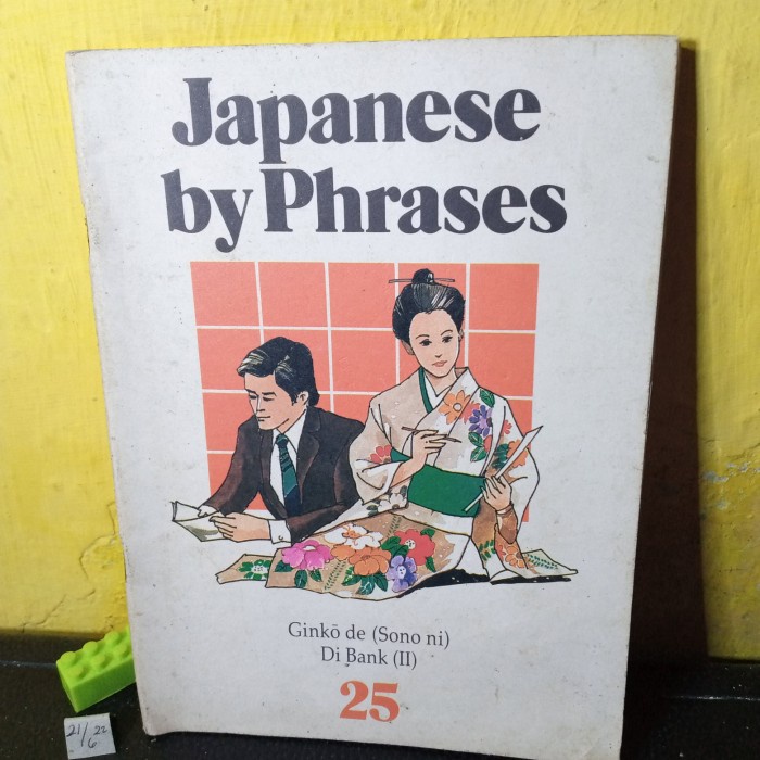 buku Japanese by phrases ginko de di bank 25