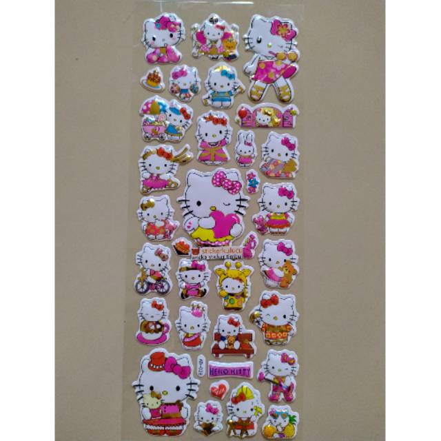 

Stiker anak timbul HELLO KITTY 14x30cm