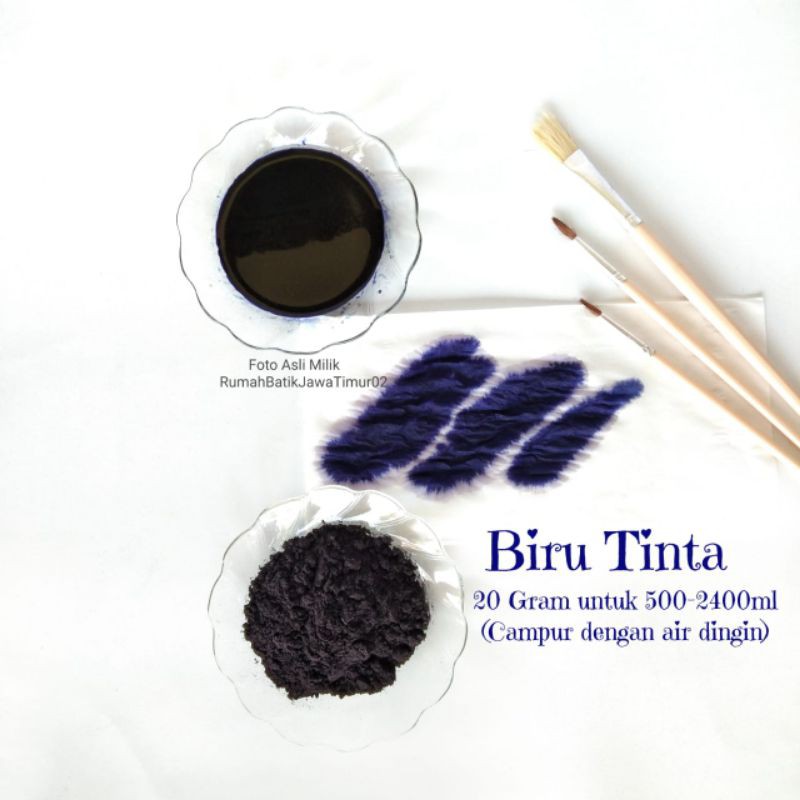 REMASOL BIRU Tinta PEWARNA BATIK/SHIBORI/JUMPUTAN